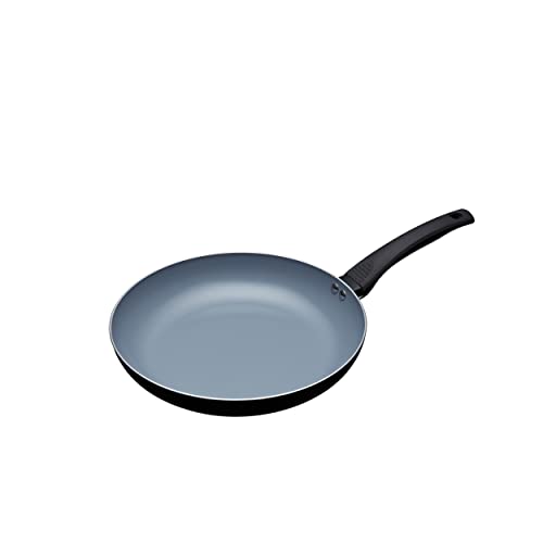 MasterClass Eco Induktionsbratpfanne mit gesünderem, chemiefreiem Keramik-Antihaftbeschichtung, Aluminium / Eisen, schwarz / blau, 28 cm MasterClass Eco Induktionsbratpfanne mit gesünderem, chemiefreiem Keramik-Antihaftbeschichtung, Aluminium / Eisen, schwarz / blau, 28 cm von Master Class