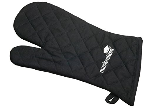 MasterClass Deluxe Professional Schwarzer Handschuh für einen Backofen, Schwarz MasterClass Deluxe Professional Schwarzer Handschuh für einen Backofen, Schwarz von Master Class