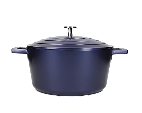 MasterClass Auflaufform aus Aluminiumguss, blau, 24 cm/4 Liter, Geschenkverpackung von Master Class