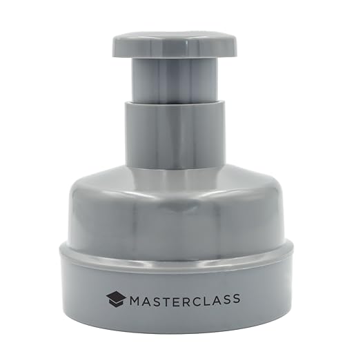 MasterClass Burger Maker Press, Burger Patty Maker für selbstgemachte Burger, Antihaft-Burger-Kit mit Burgerform, 100 Wachsscheiben und Rezeptheft von Master Class