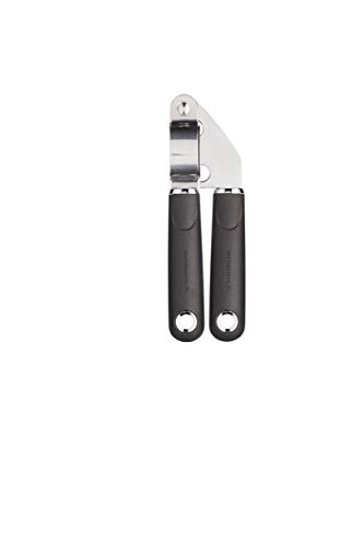 MasterClass-Knoblauchpresse mit Softgrip-Griff, Edelstahl, 17,5 cm, schwarz von Master Class