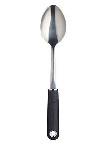MasterClass Kochlöffel mit Softgrip-Griff, Edelstahl, 33,5 cm von Master Class