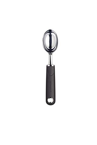 MasterClass Eisportionierer mit Softgrip-Griff, Edelstahl, 20 cm, Schwarz von Master Class
