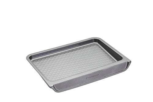 MasterClass Smart Stack Vertikal stapelbares Backblech mit PTFE-, PFOA- und BPA-freiem Antihaftbeschichtung, Kohlenstoffstahl, 40,5 x 31 x 5cm von Master Class