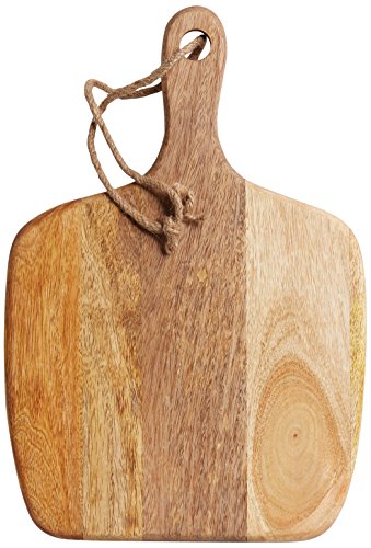 MasterClass Mangoholz Quadratisches Servierpaddel / Antipasti-Brett, 28 x 41 cm (11" x 16"), Braun von Master Class