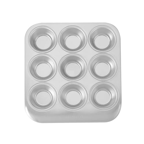 MasterClass Muffinform aus recyceltem Aluminium, 9-Loch-Muffinform, Yorkshire-Pudding-Backform | Hervorragende Wärmeverteilung & verformungsbeständig von Master Class