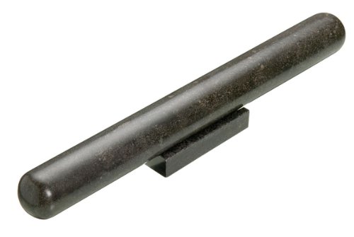 MasterClass Nudelholz und Ständer aus schwarzem Marmor, 1 - Pack, Schwarz von Master Class