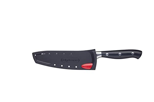 MasterClass Santokumesser, Edgekeeper Edelstahl selbstschärfendes Santokumesser, 12cm (5"), verpackt, schwarz von Master Class