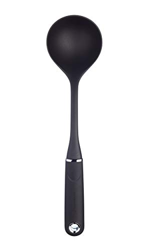 MasterClass Suppenschöpfer mit Softgrip-Griff, Antihaftbeschichtung, Nylon, 34 cm von Master Class