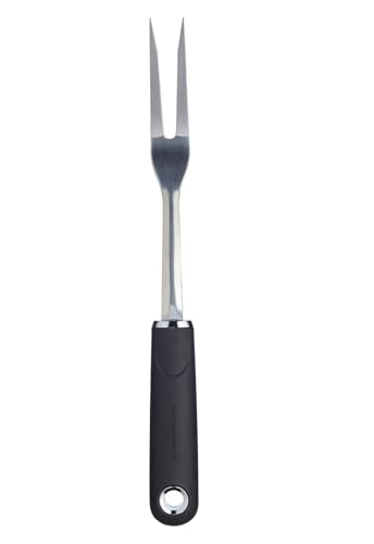 MasterClass Tranchiergabel, ergonomischer “Soft Grip” Griff, Edelstahl, mit Aufhängeloch, 32 cm von MASTERCLASS