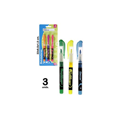 Masterclass Fluor-Marker, 3 Stück. von Master Class