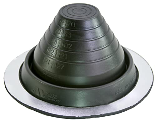 Flexible Dachdurchführung EPDM-Dichtung Manschette gegen eindringendes Wasser Schutz an Schornsteinen Rohre Kabel Paneele Dachdurchführung MASTER FLASH Universal No. 3 von Master Flash