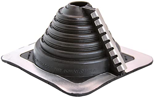 MASTER FLASH Dachdurchdringung zum Schutz Gegen das Eindringen von Wasser Rohrmanschette Dachdurchführung Rohrdurchführung Dichtungsflansch für Blechdachdeckungen Epdm No. 2 15-101mm von Master Flash