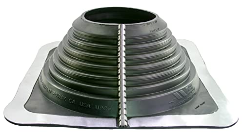 MASTER FLASH Dachdurchdringung zum Schutz Gegen das Eindringen von Wasser Rohrmanschette Dachdurchführung Rohrdurchführung Dichtungsflansch für Blechdachdeckungen Epdm No. 4 69-177mm von Master Flash