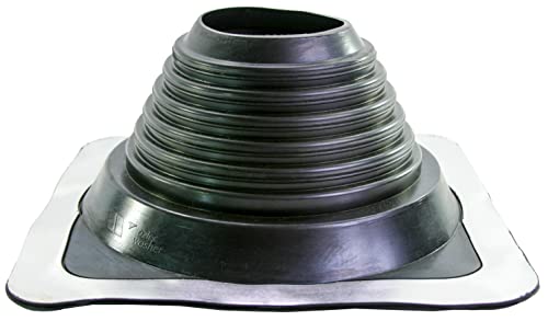 MASTER FLASH Dachdurchdringung zum Schutz Gegen das Eindringen von Wasser Rohrmanschette Dachdurchführung Rohrdurchführung Dichtungsflansch für Blechdachdeckungen Epdm No. 5 101-209mm von Master Flash