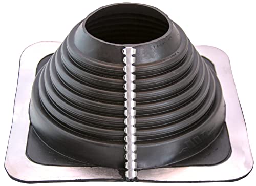 MASTER FLASH Dachdurchdringung zum Schutz Gegen das Eindringen von Wasser Rohrmanschette Dachdurchführung Rohrdurchführung Dichtungsflansch für Blechdachdeckungen Epdm No. 6 121-254mm von Master Flash