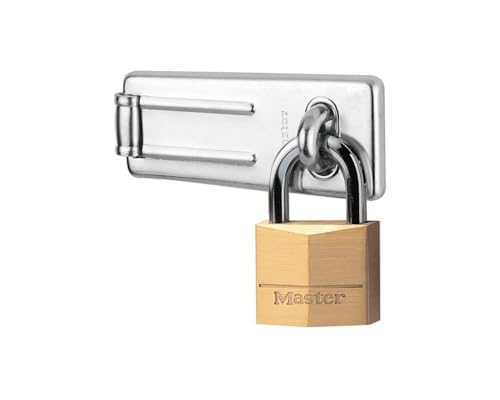 MASTER LOCK 140703EURD KOMBISET SCHIESSBAND + VORHÄNGESCHLOSS 40MM VOLLMESSING von Master Lock