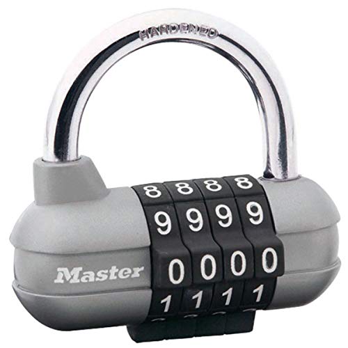 MASTER LOCK 1520EURD KOMBINATIONSVORHÄNGESCHLOSS GRAUE FARBE 4 ZAHLEN von Master Lock