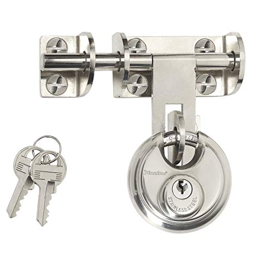 Master Lock 448EURD Set aus Sicherheitsüberfalle und Disc Schloss mit Schlüssel von Master Lock