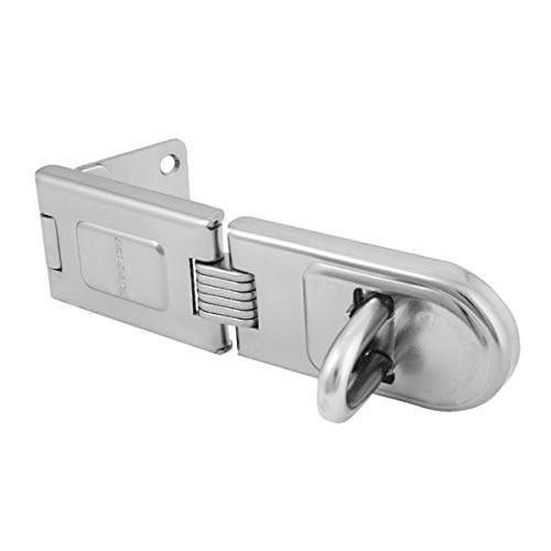 Master Lock 720EURD Türschloss mit Sicherheitsüberfalle und Scharnier für den Außenbereich, 16 x 4,5 cm von Master Lock