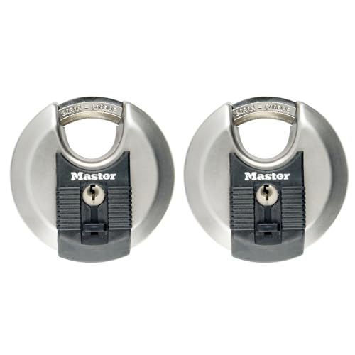 MASTER LOCK - M40EURT - 2 Excell Disc Schlösser 70mm von Master Lock