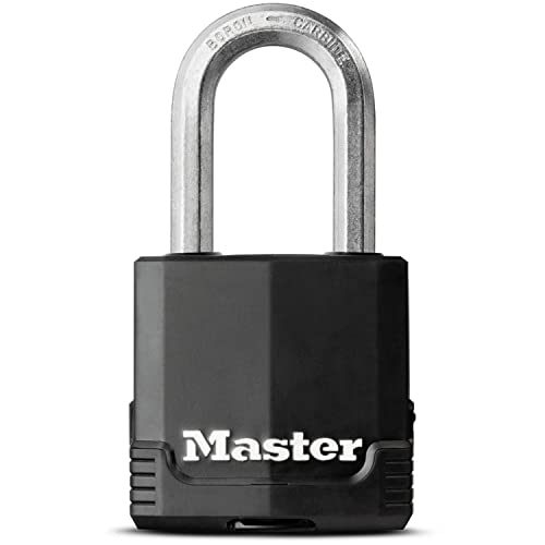 MASTER LOCK Hochleistungsvorhängeschloss [ Schlüssel] [Beschichteter laminierter Stahl] [Wetterfest] M115EURDLF - Ideal für Lagerräume, Garagen etc. von Master Lock
