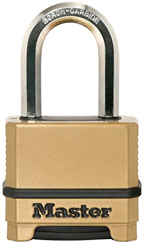 MASTER LOCK Hochleistungsvorhängeschloss [Zahlenkombination] [Zinkgehäuse] [Außenbereich] M175EURDLF - Ideal für Lagerräume, Garagen etc. von Master Lock