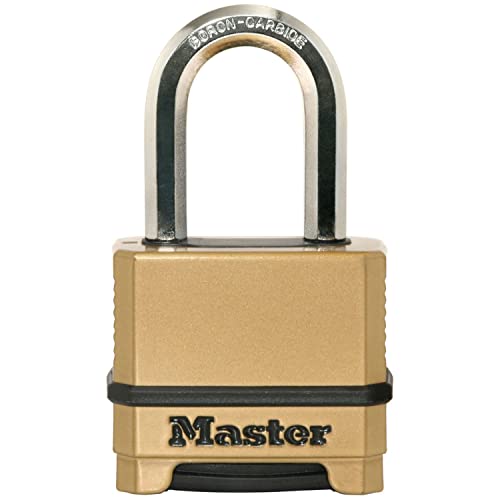 MASTER LOCK Hochleistungsvorhängeschloss [Zahlenkombination] [Zinkgehäuse] [Außenbereich] M175EURDLF - Ideal für Lagerräume, Garagen etc. von Master Lock