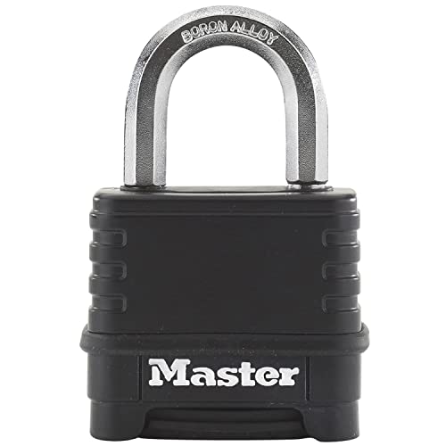 MASTER LOCK Hochleistungsvorhängeschloss [Zahlenkombination] [Zinkgehäuse] [Außenbereich] M178EURD - Ideal für Lagerräume, Garagen etc. von Master Lock
