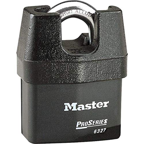 MASTER LOCK Hochsicherheits Wetterfest Padlock [Geschlossen Bügel] [Schlüssel] [Außenbereiche] [CEN Insurance Approved] 6327EURD – Für Transport und Industrielle Anwendung von Master Lock