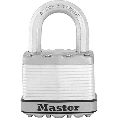 MASTER LOCK Hochleistungsvorhängeschloss [Schlüssel] [Laminierter Stahl] [Wetterfest] M5EURD - Ideal für Lagerräume, Garagen etc. von Master Lock