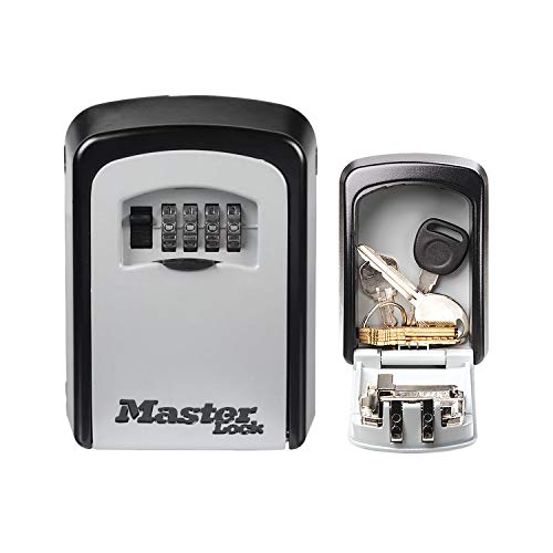 MASTER LOCK Schlüsseltresor [Medium] [Wandhalterung] [Zahlencode] - 5401EURD - Schlüsselsafe von Master Lock