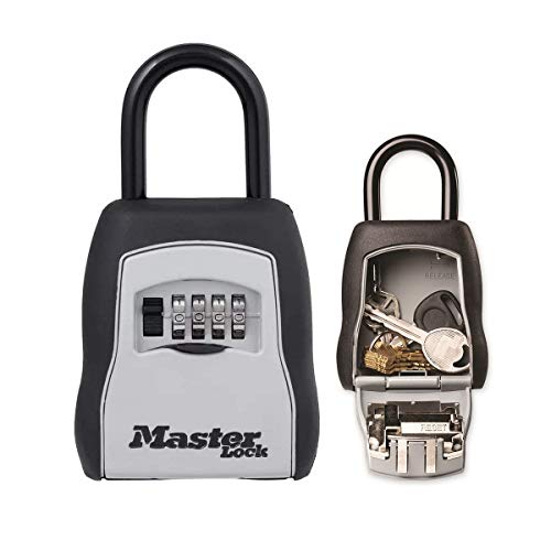 Master Lock Schlüsseltresor, mit Bügel, Aussen, 15.7 x 9 x 4 cm, Schlüsselsafe von Master Lock