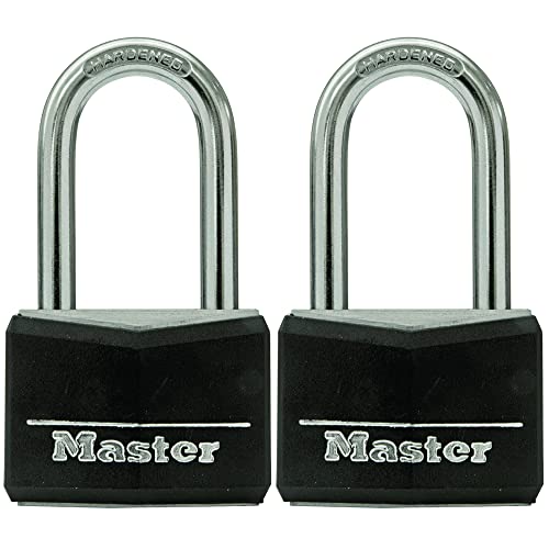 Master Lock 141TLF Aluminium-Vorhängeschloss mit Schlüssel, 2 Stück, gleichschließend Master Lock 141TLF Aluminium-Vorhängeschloss mit Schlüssel, 2 Stück, gleichschließend von Master Lock