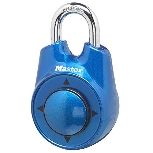 Master Lock 1500iD Schließfachschloss-Set Ihr eigenes direktionales Zahlenschloss, 1 Packung, blau von Master Lock