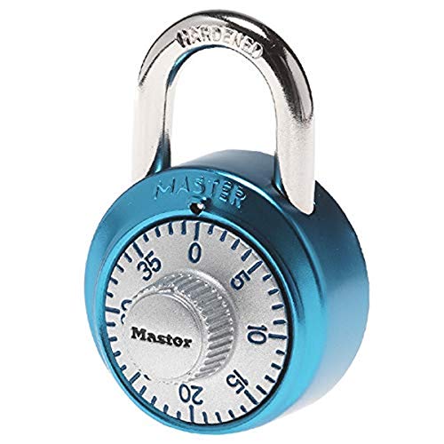 Master Lock 1561DLTBLU Locker Lock Zahlenschloss Zahlenschloss 1 Packung hellblau von Master Lock