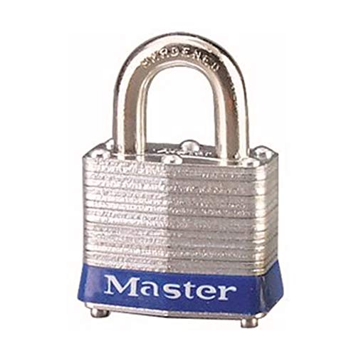 Master Lock 3BLU Nr. 3 Sicherheit Lockout Vorhängeschloss, Stahl Körper, blau Bumper von Master Lock