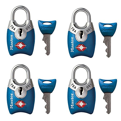 Master Lock 4689q TSA Vorhängeschlösser Schlüssel 16 akzeptiert jede Packung enthält 4, Stück, 4689Q von Master Lock