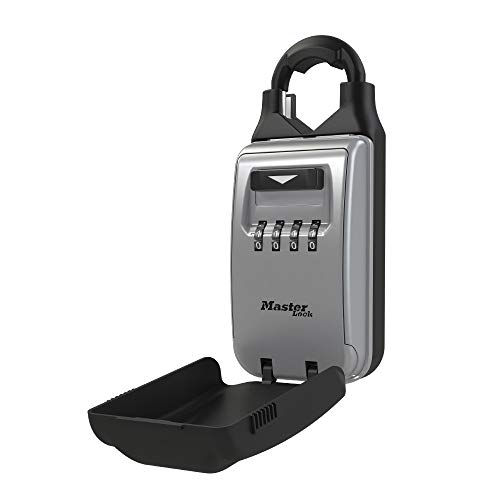 Master Lock 5420EC Set Your Own Combination Portable Lock Box with Adjustable Shackle, 6 Key Capacity Black von Master Lock
