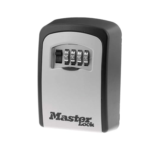 Master Lock Set Your Own 5401EC Kombinationsschloss zur Wandmontage, 5 Schlüssel, Schwarz Master Lock Set Your Own 5401EC Kombinationsschloss zur Wandmontage, 5 Schlüssel, Schwarz von Master Lock