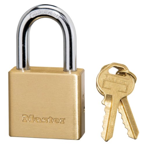 Master Lock 575DPF Padlock, 1-1/2-inch Wide, Solid Brass von Master Lock