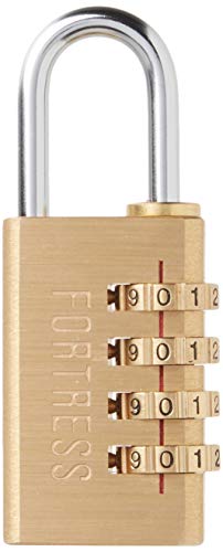 Master Lock 627D Messing Gepäck Vorhängeschloss, Ihre eigene Kombination, 1–3/16 Zoll von Master Lock