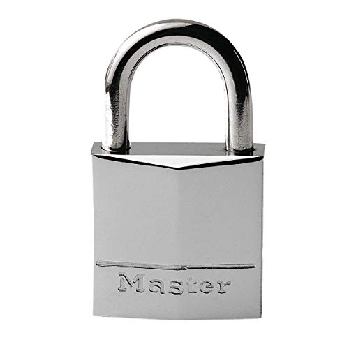 Master Lock 639EURD Marine Vorhängeschloss mit Schlüssel, Grau, 5 x 3 x 1,2 cm von Master Lock