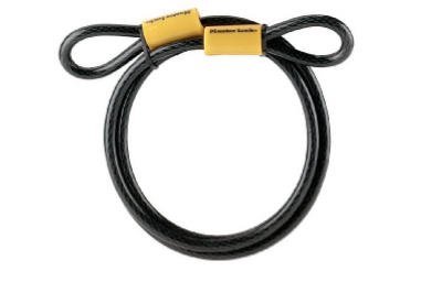 Master Lock 78DPF Doppelschlaufen-Kabel, 1,8 m, 4 Stück von Master Lock