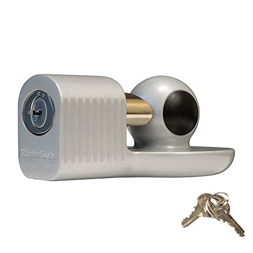 Master Lock Anhängerkupplungsschloss, passend für 48 mm, 51 mm und die meisten 59 mm Anhängerkupplungen, wetterbeständiges Kfz-Kupplungsschloss mit Schlüsseln, 377KA von Master Lock