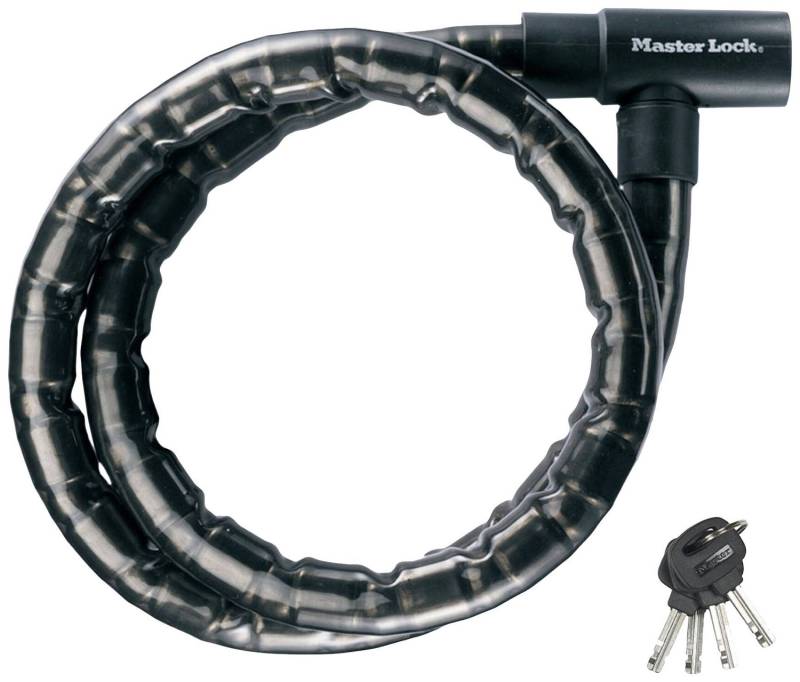 Master Lock Kabelschloss Schloss Fahrradschloss Schwarz Siehe Text/Foto B-Ware von Master Lock