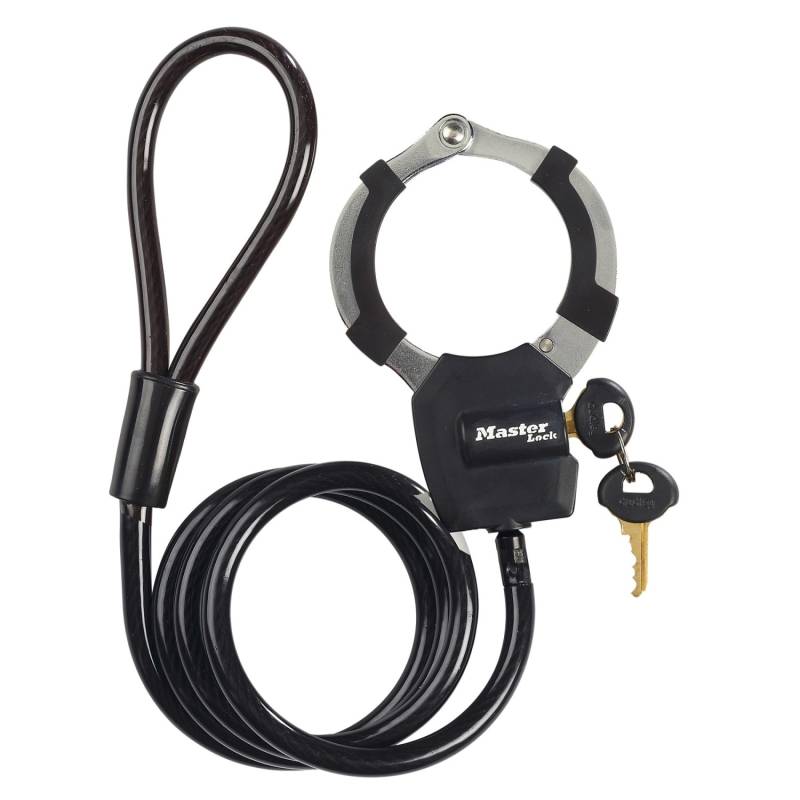 Master Lock Kabelschloss Street Cuff 8275EURDPROBLK Schwarz-Silber 1 m Master Lock Kabelschloss Street Cuff 8275EURDPROBLK Schwarz-Silber 1 m von Master Lock