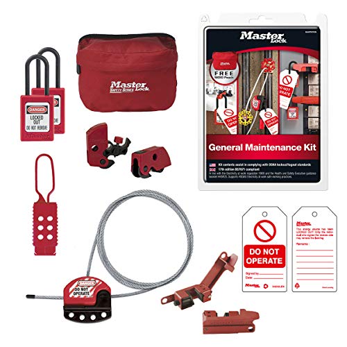 Master Lock Lockout-Kit für allgemeine Wartung – Englisch von Master Lock