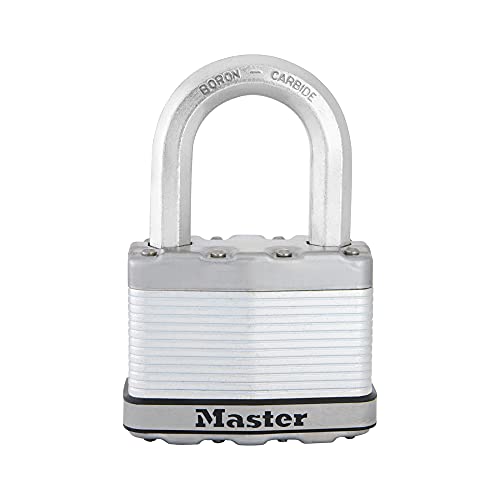 Master Lock M15XDLF Magnum Heavy Duty Vorhängeschloss mit Schlüssel, 1 Stück, laminiert von Master Lock