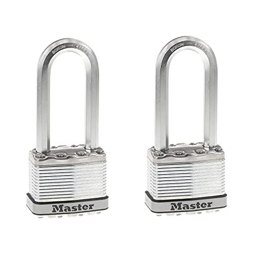 Master Lock M5XTLJ Magnum Vorhängeschloss mit Schlüssel, 2 Stück, gleichschlieÃŸend von Master Lock